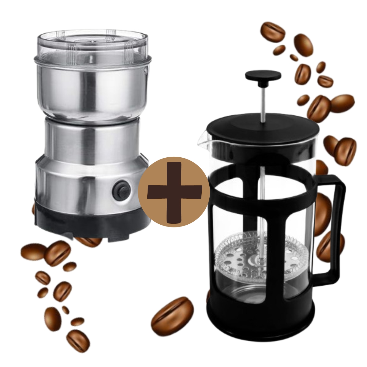 Combo Molino Cafe + Prensa Francesa